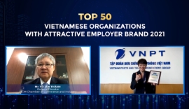 VNPT tiếp tục lọt Top 100 nơi làm việc tốt nhất và Top 50 thương hiệu nhà tuyển dụng hấp dẫn nhất Việt Nam năm 2021